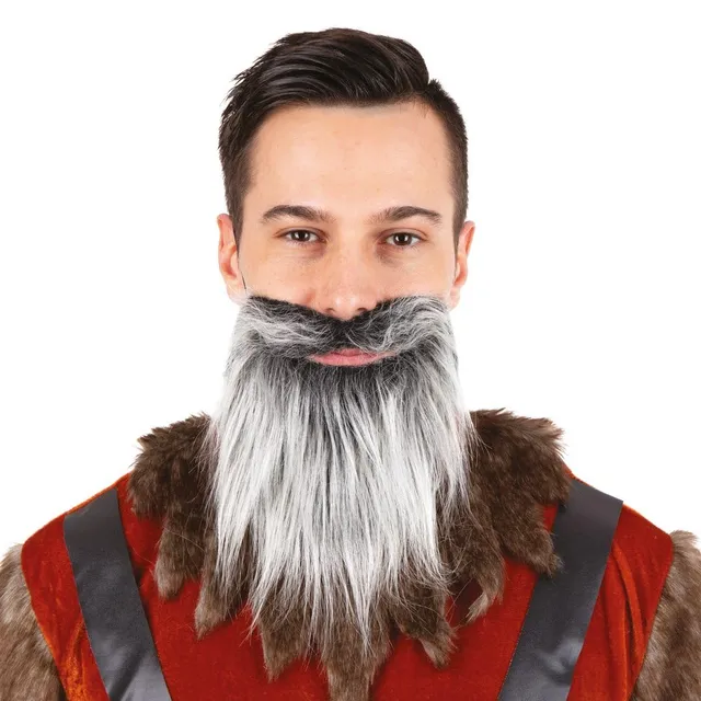 ptit-clown-rauschebart-grau-kost-mbart-f-r-karneval image 1