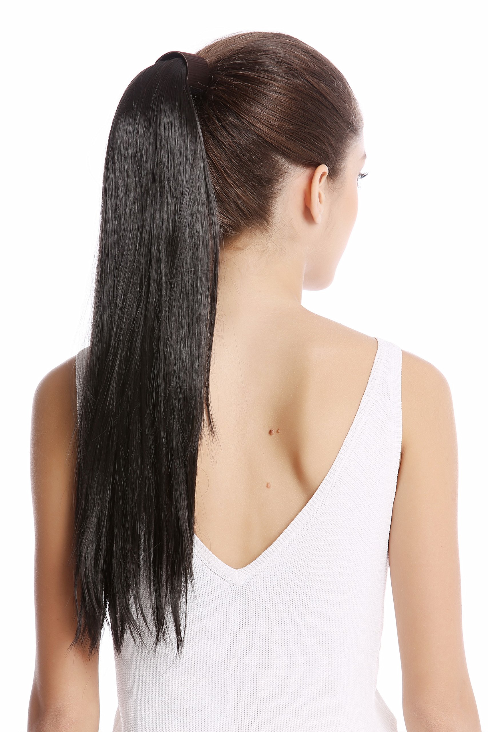wig-me-up-srosy-3-haarteil-pferdeschwanz-zopf-dunkelbraun-glatt-55-cm image 2