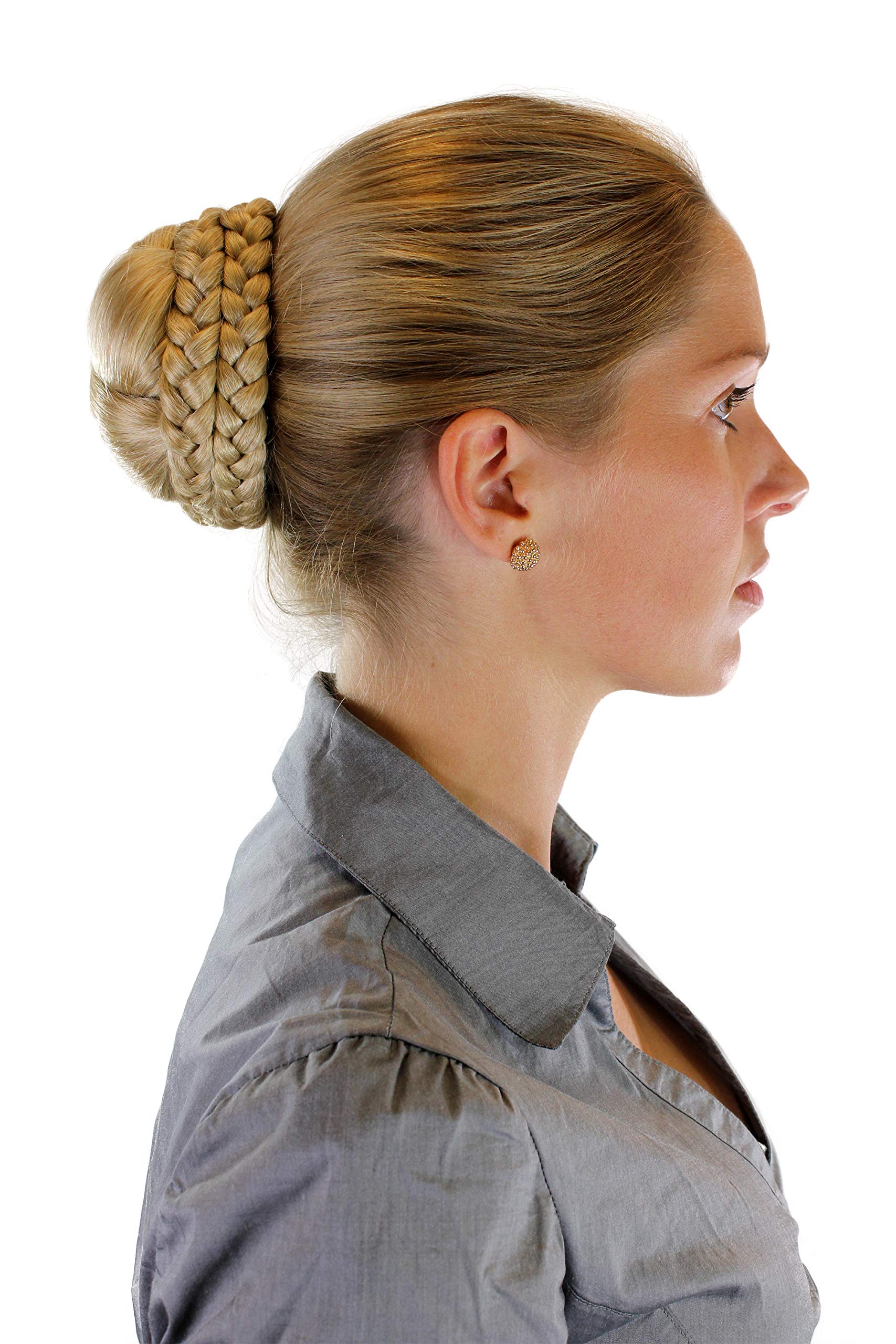 wig-me-up-n796-24bt613-haarteil-dutt-zopf-blond-mix image 5