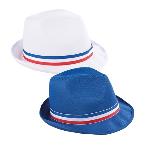 ptit-clown-22389-borsalino-hut-blau-wei-rot-frankreich-polyester image 5