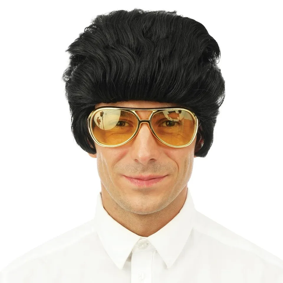 ptit-clown-50870-rocker-per-cke-schwarz-rock-n-roll-star-look image 1