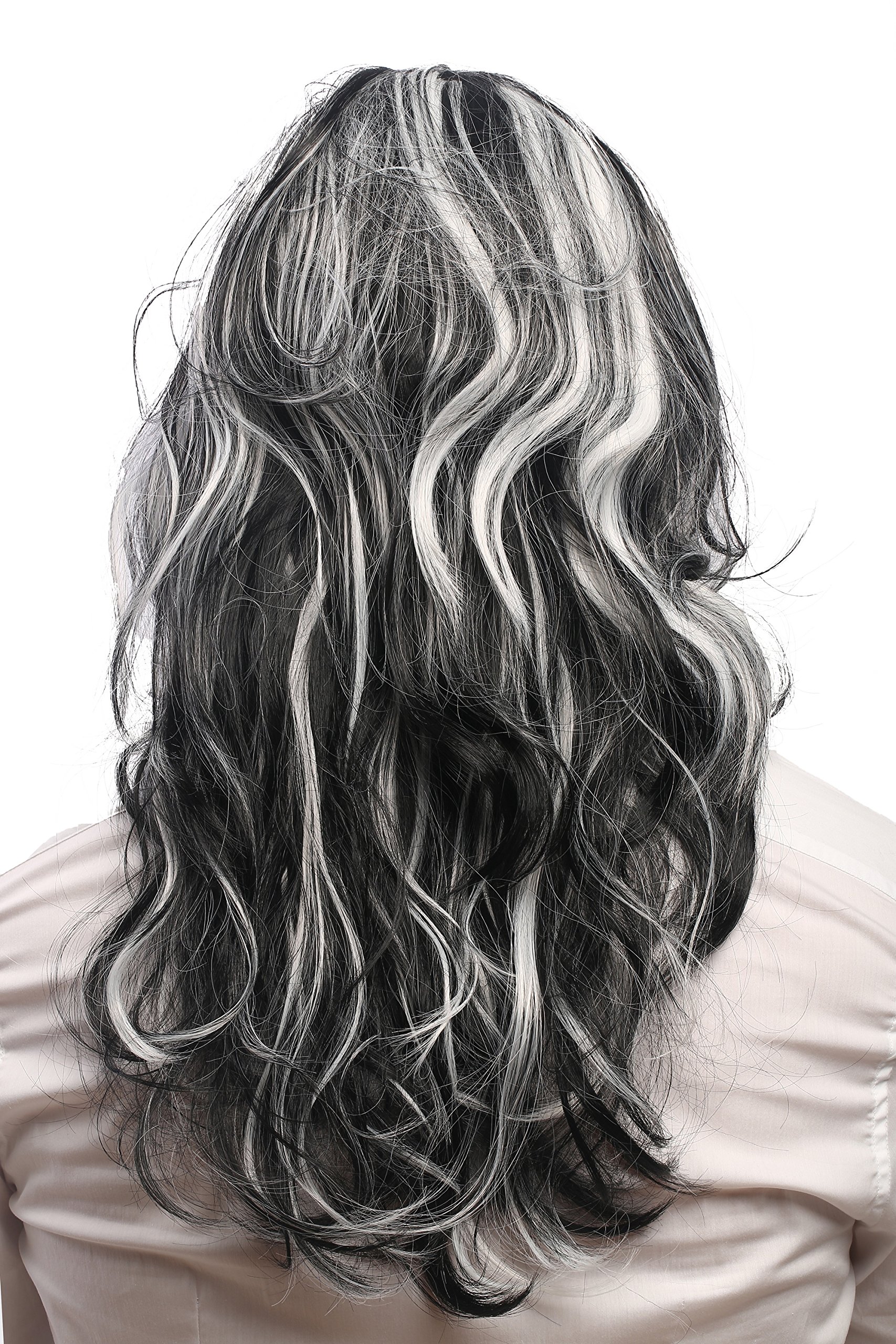 wig-me-up-29938b-vampir-per-cke-lang-schwarz-wei-grau-55-cm-unisex image 4