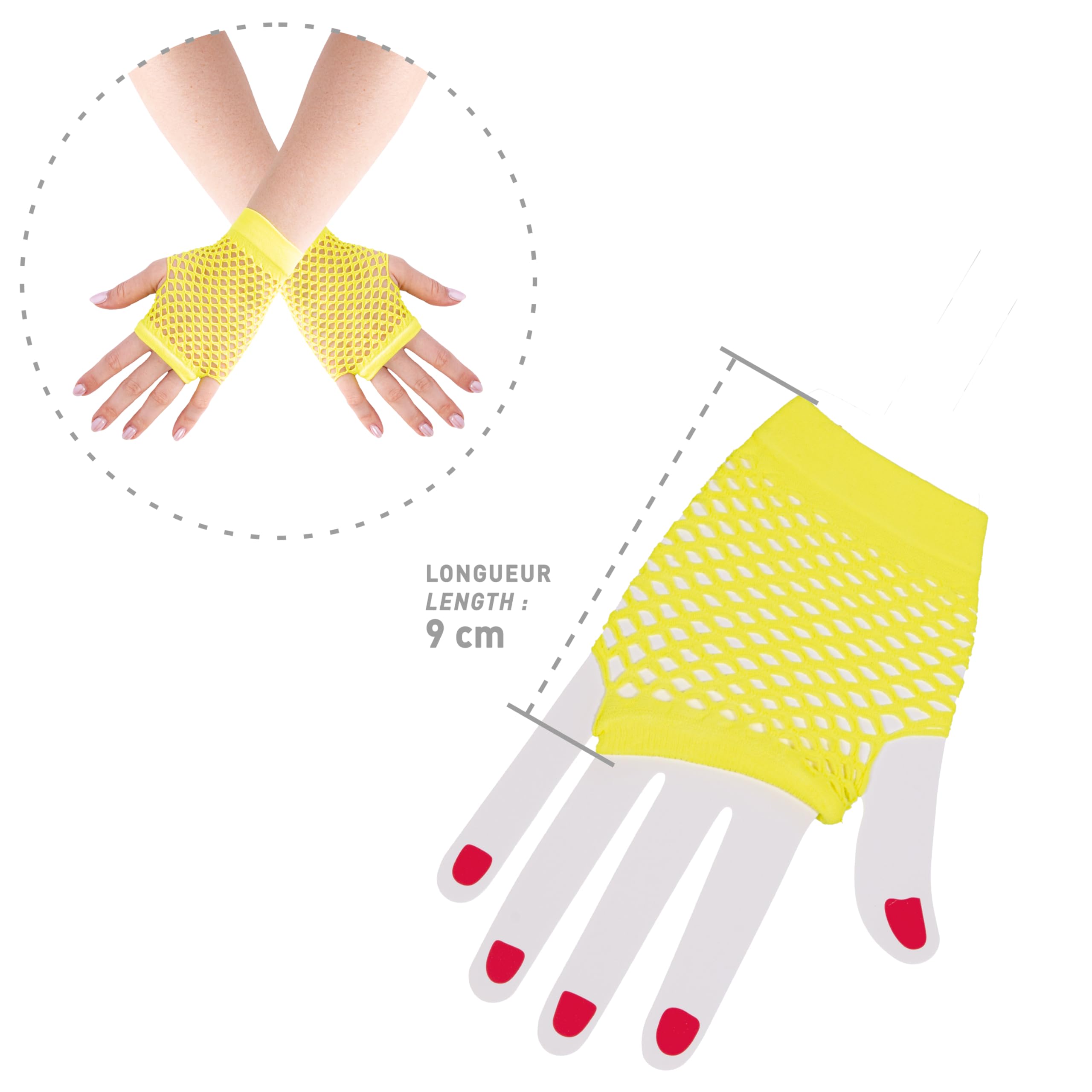 p-tit-clown-90316-fingerlose-netzhandschuhe-neongelb-1-paar image 3