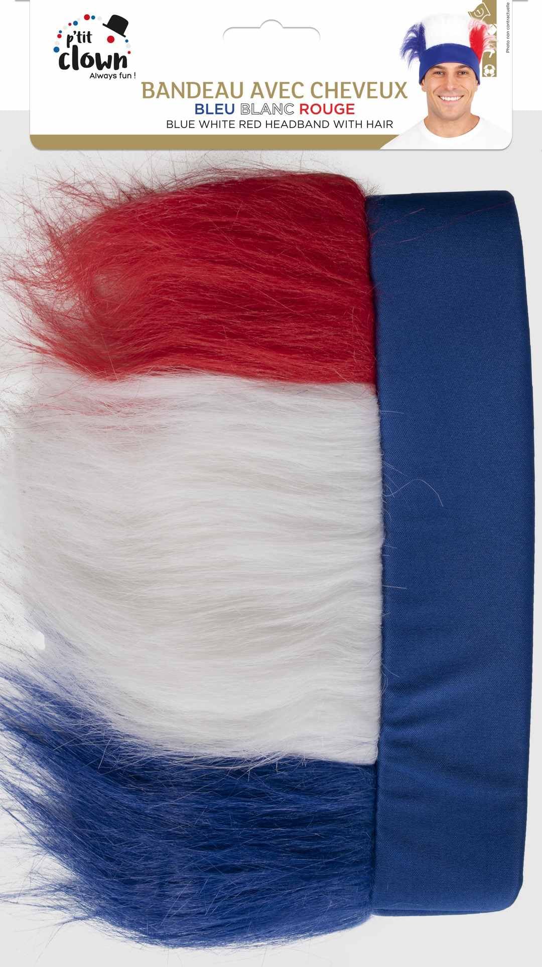 p-tit-clown-22394-haarband-mit-haaren-blau-wei-rot-frankreich-fans image 4