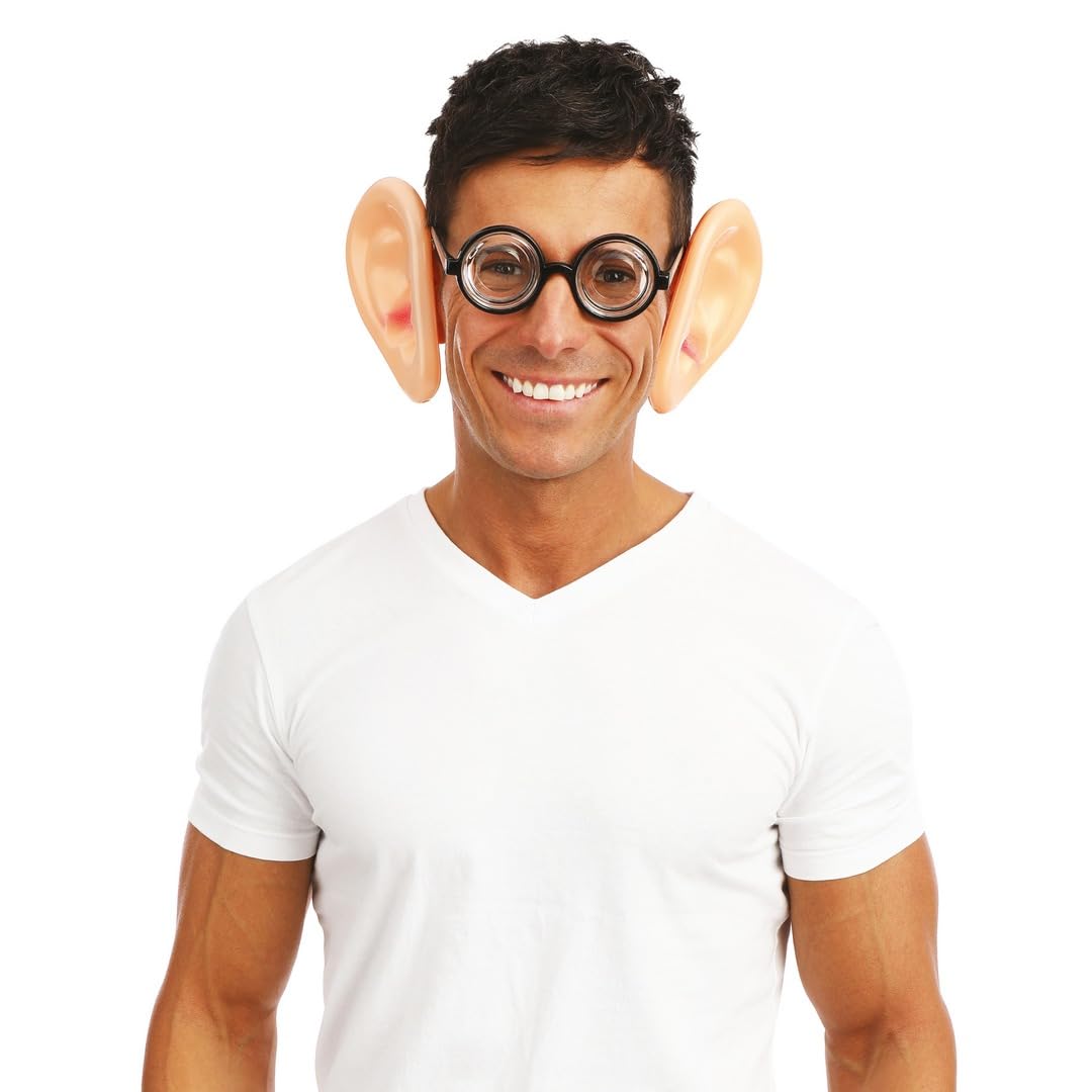 p-tit-clown-69440-riesenohren-kost-mzubeh-r-beige-15-x-9-cm-kunststoff-unisex image 1
