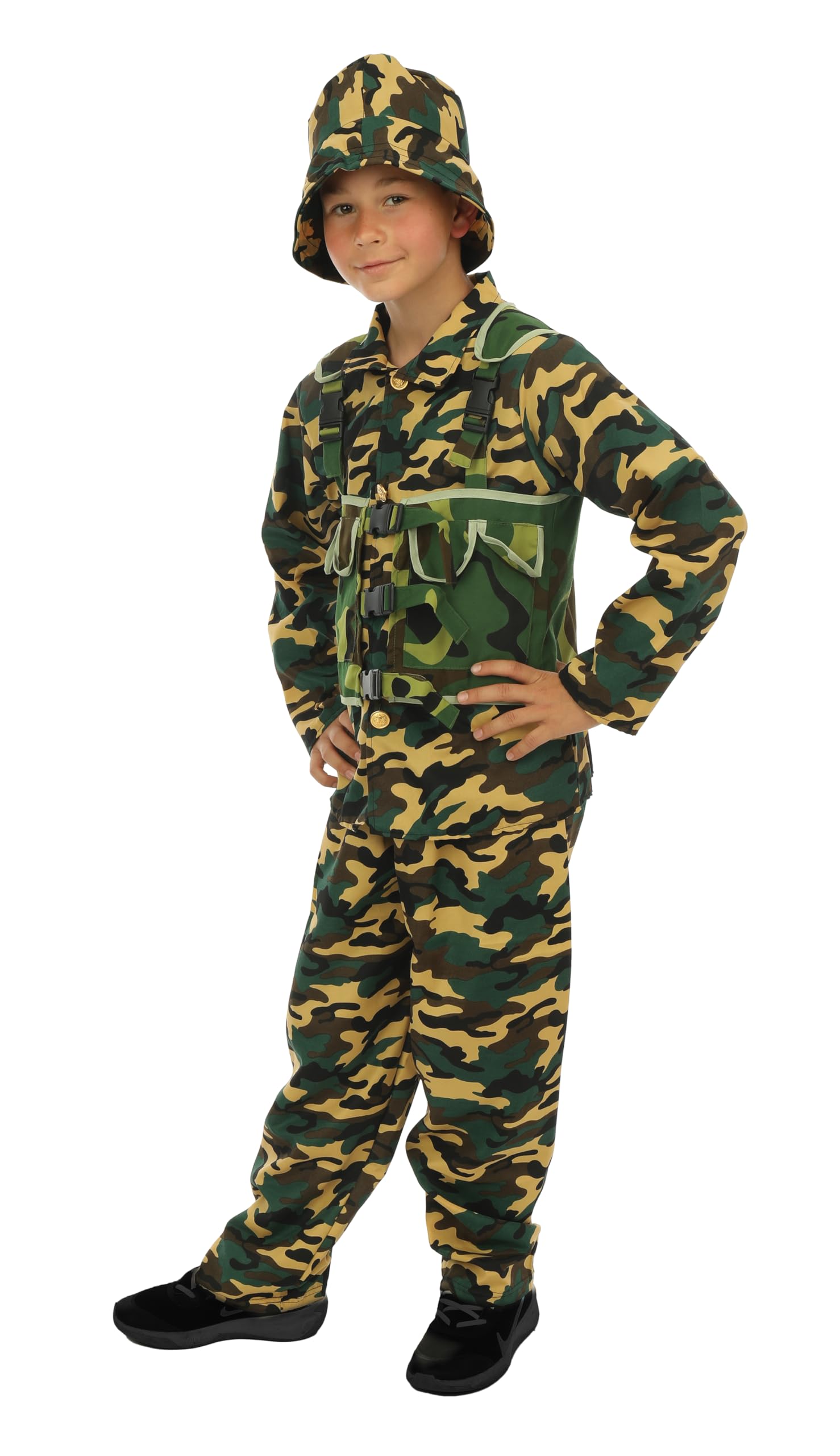 ptit-clown-soldatenkost-m-kinder-milit-r-camouflage image 2