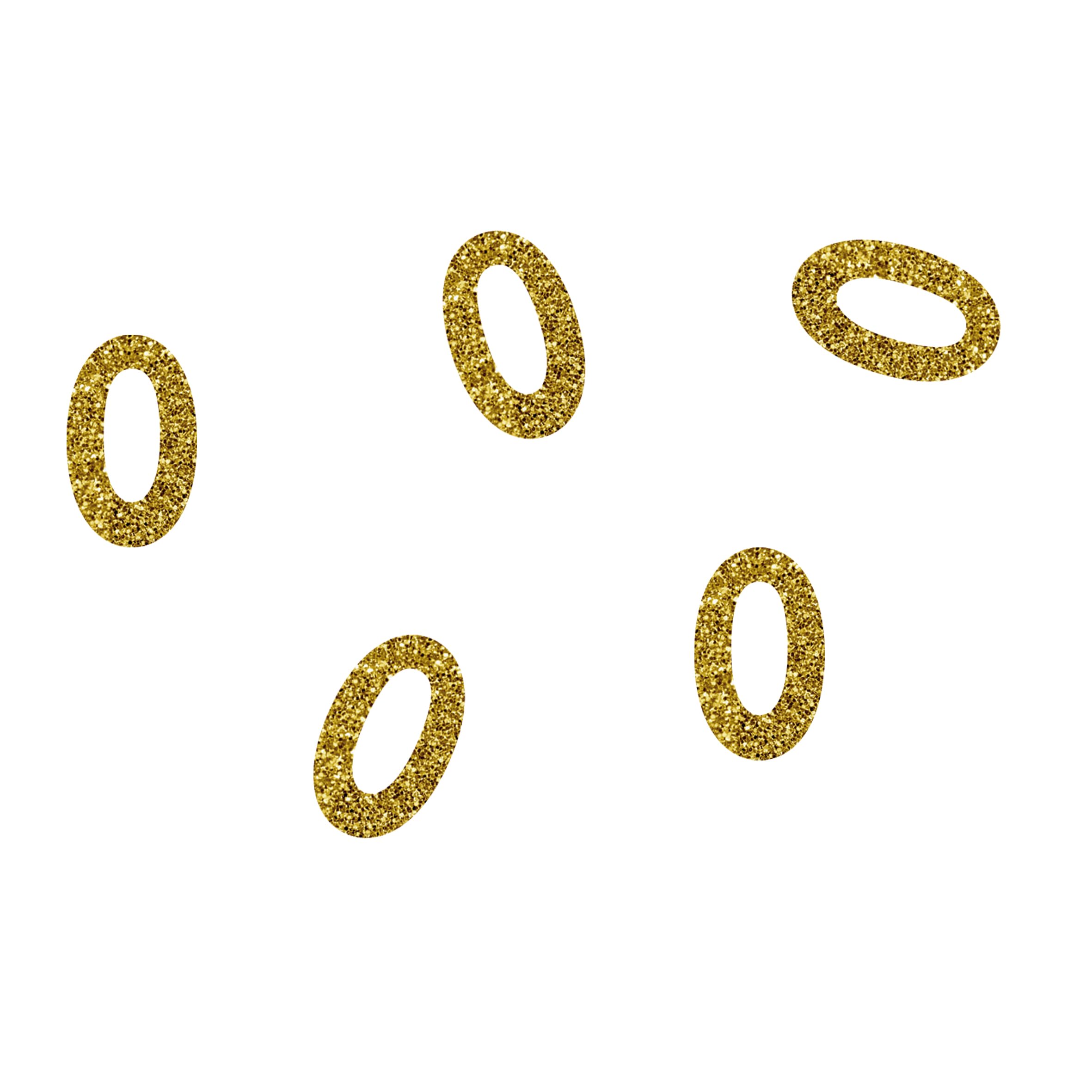 ptit-clown-glitzer-konfetti-zahl-0-gold-50-st-ck-tischdeko image 1