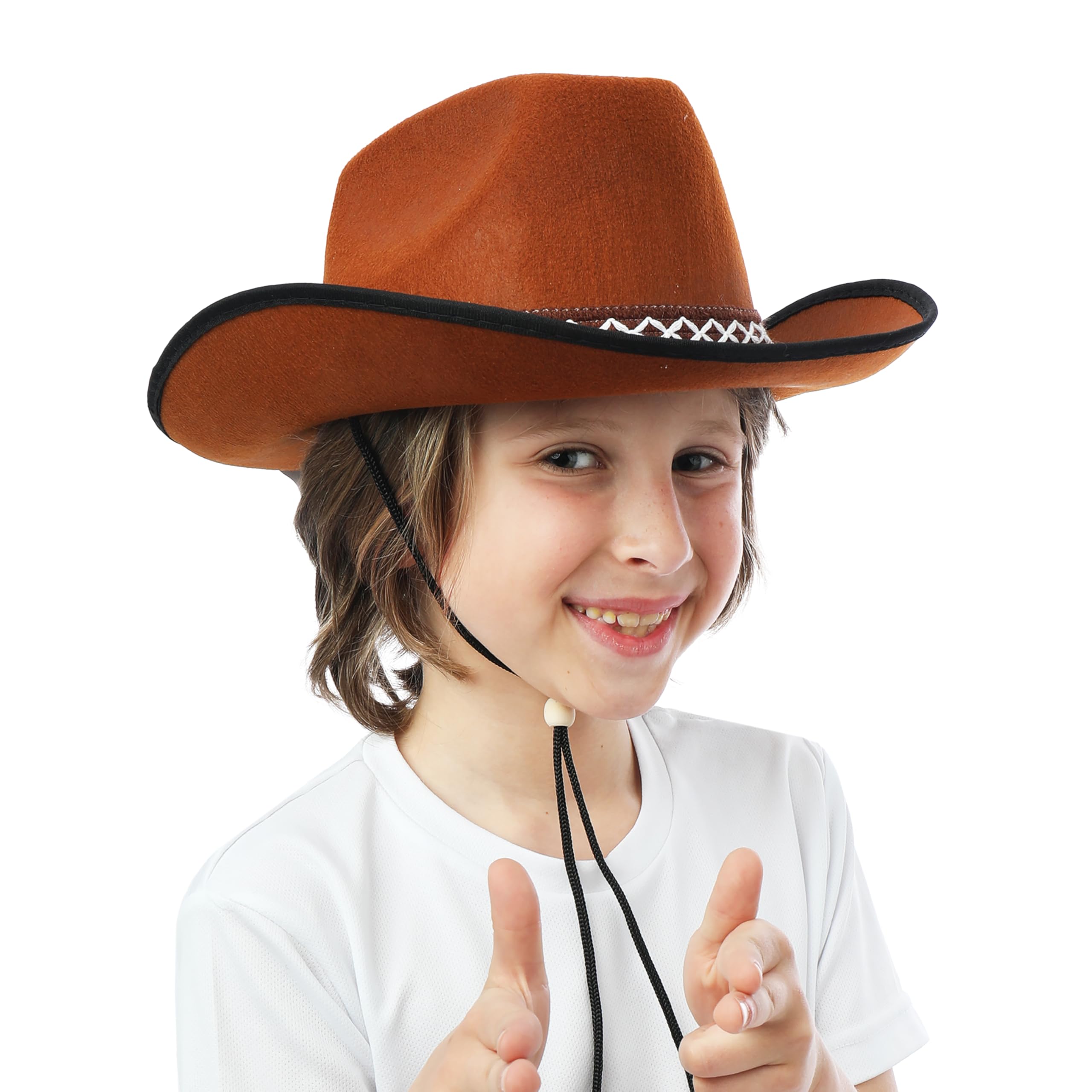 p-tit-clown-11235-filzhut-cowboy-kinder-braun-30x39-cm image 6