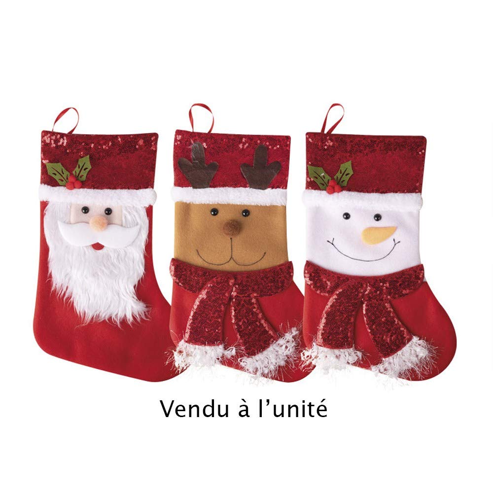 ptit-clown-weihnachtsstrumpf-pailletten-24x37-cm-rot image 2