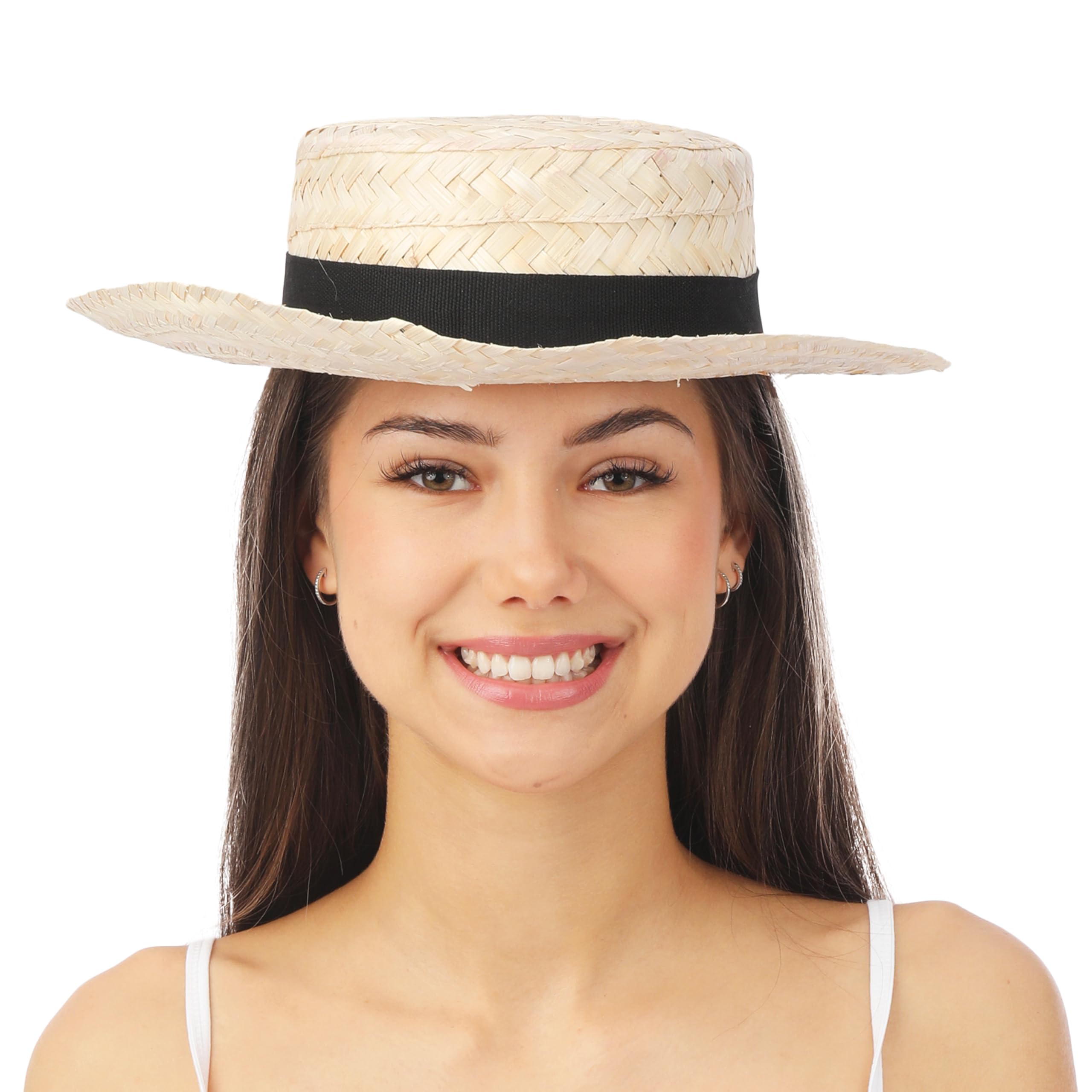 ptit-clown-27010-hut-stroh-canotier-erwachsene-beige image 8
