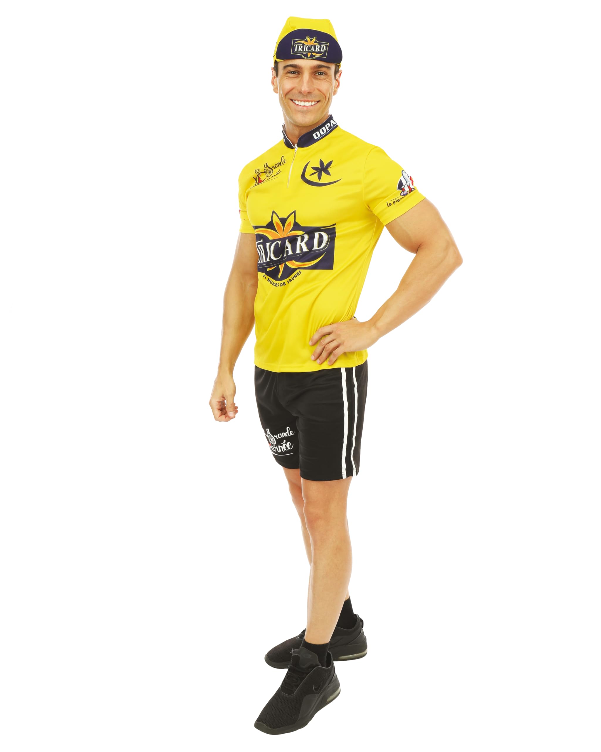 ptit-clown-radfahrer-kost-m-f-r-erwachsene-t-shirt-shorts-m-tze-polyester image 6