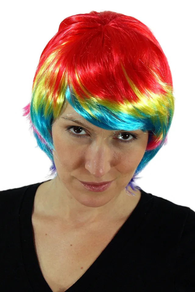 wig-me-up-pw0047-color-party-per-cke-bob-bunt-kurzhaar-paradiesvogel image 1