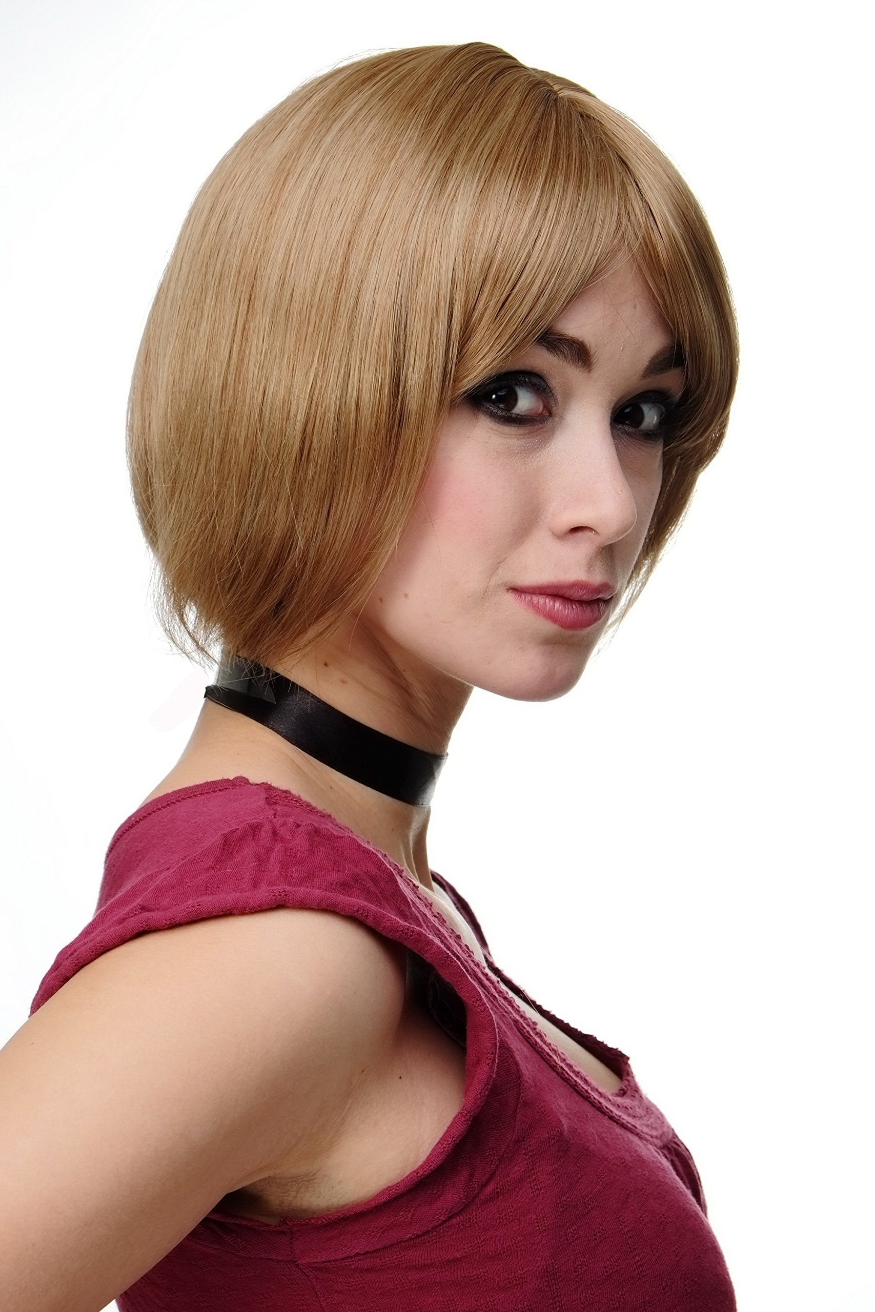 wig-me-up-703-19-sexy-bob-damenper-cke-dunkelblond-aschblond-mit-geradem-pony-ca image 2