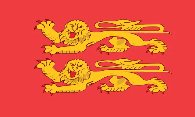 ptit-clown-normandie-flagge-aus-stoff-90-x-150-cm image 1