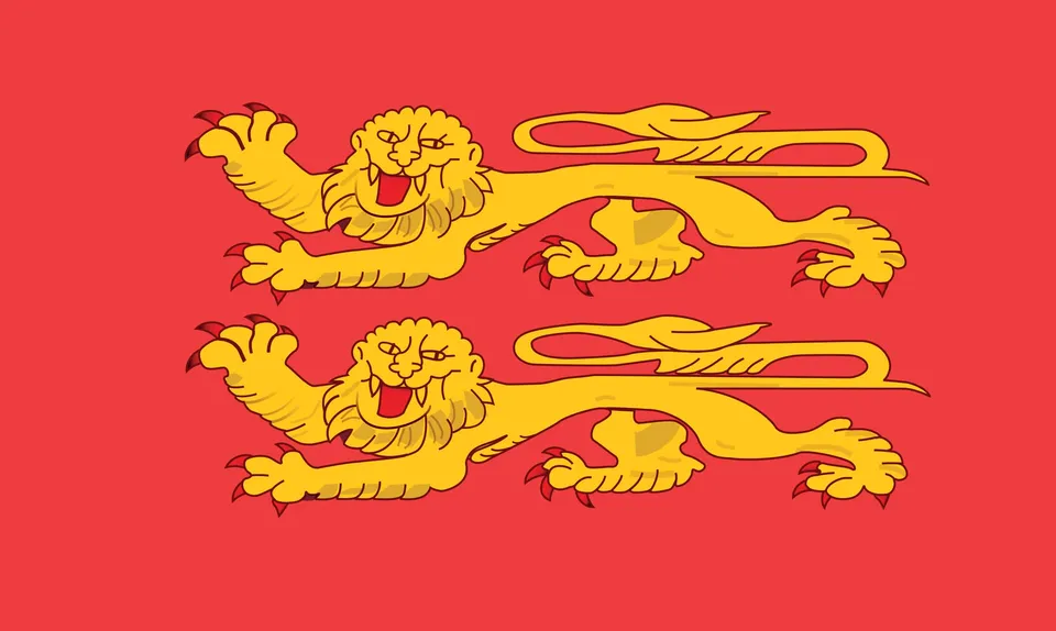ptit-clown-normandie-flagge-aus-stoff-90-x-150-cm image 1