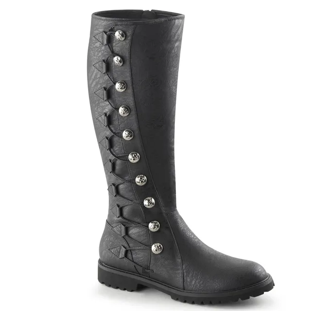 funtasma-gotham-109-herren-knie-stiefel-schwarz-3-8-cm-absatz image 1