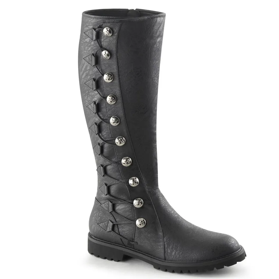 funtasma-gotham-109-herren-knie-stiefel-schwarz-3-8-cm-absatz image 1