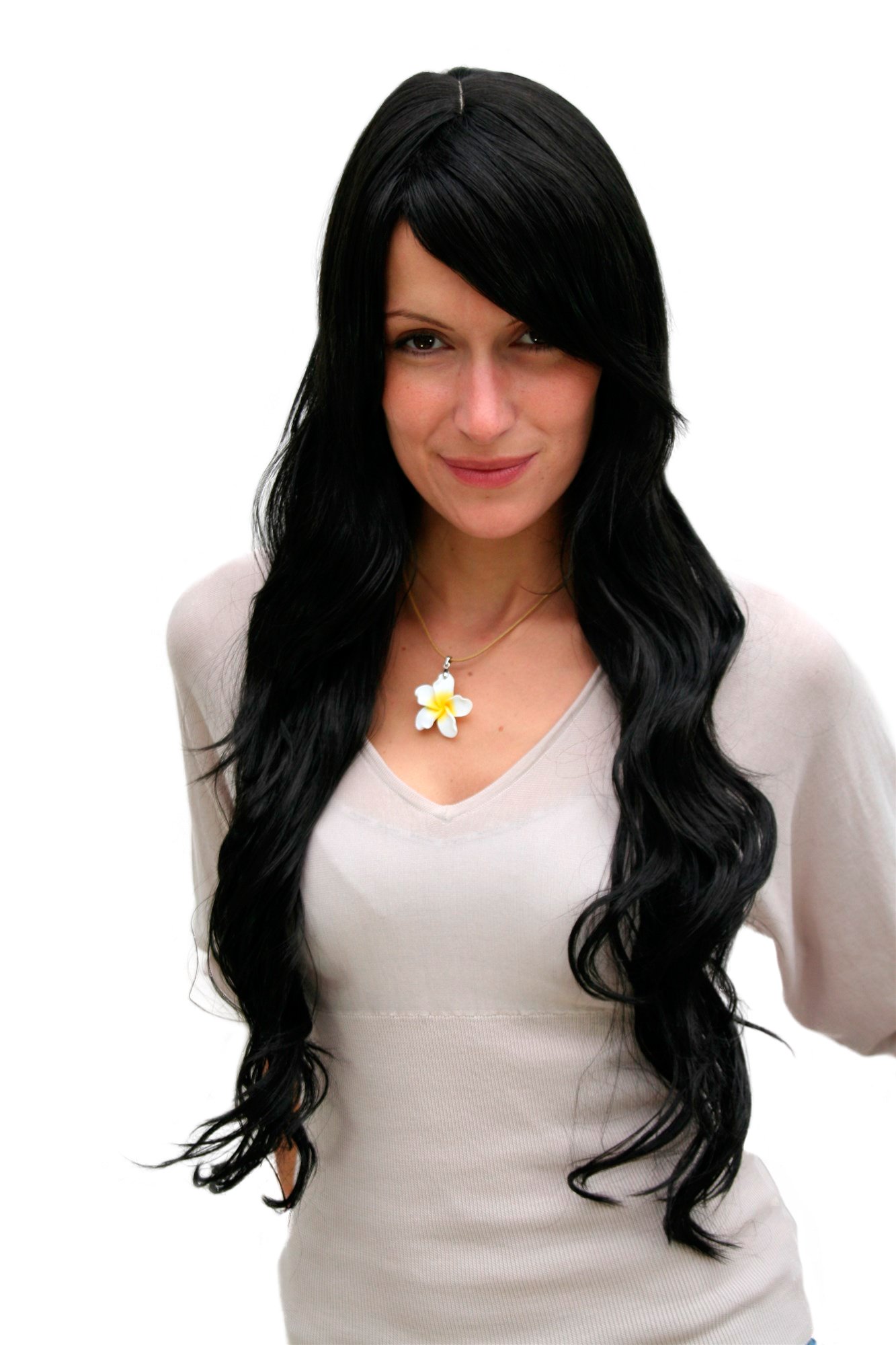 wig-me-up-9321l-2-per-cke-lang-schwarzbraun-gewellt-mit-scheitel image 1