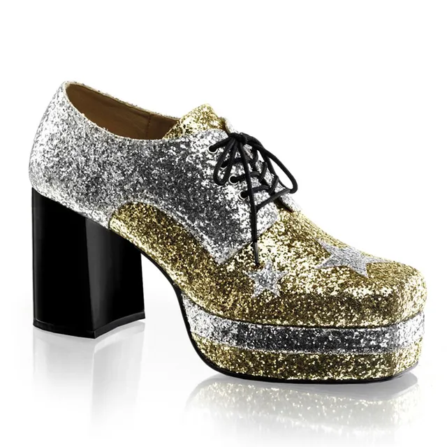 funtasma-glamrock-02-oxford-schwarz-glitzer-mit-8-9-cm-absatz image 1