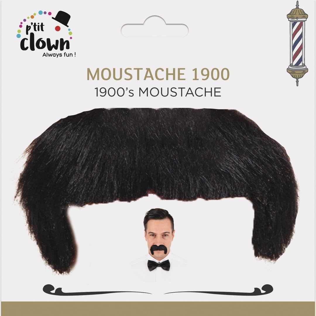 p-tit-clown-89036-schnurrbart-1900er-schwarz image 3