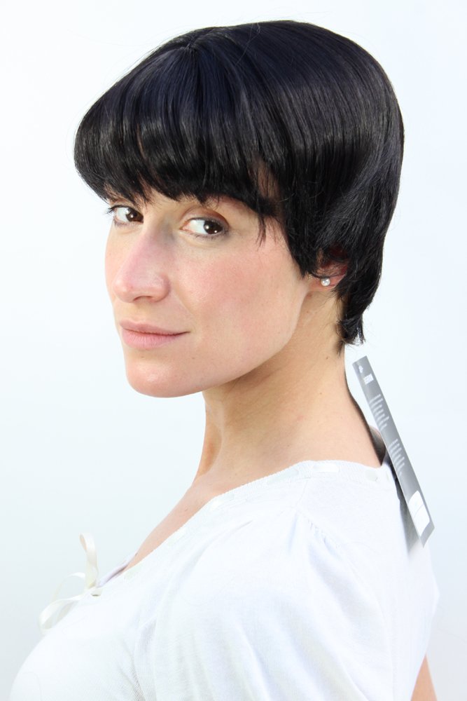 wig-me-up-1007-2-damenper-cke-kurz-page-schwarzbraun-20-cm image 3
