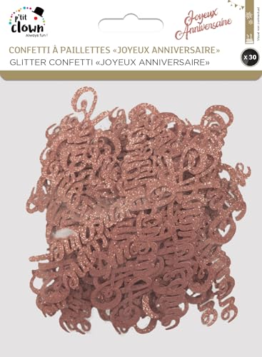 p-tit-clown-glitzer-konfetti-happy-birthday-rose-gold-30-st-ck image 5