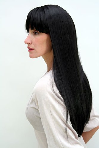 wig-me-up-3113-1b-per-cke-damen-schwarz-lang-glatt-mit-pony-ca-65-cm image 6