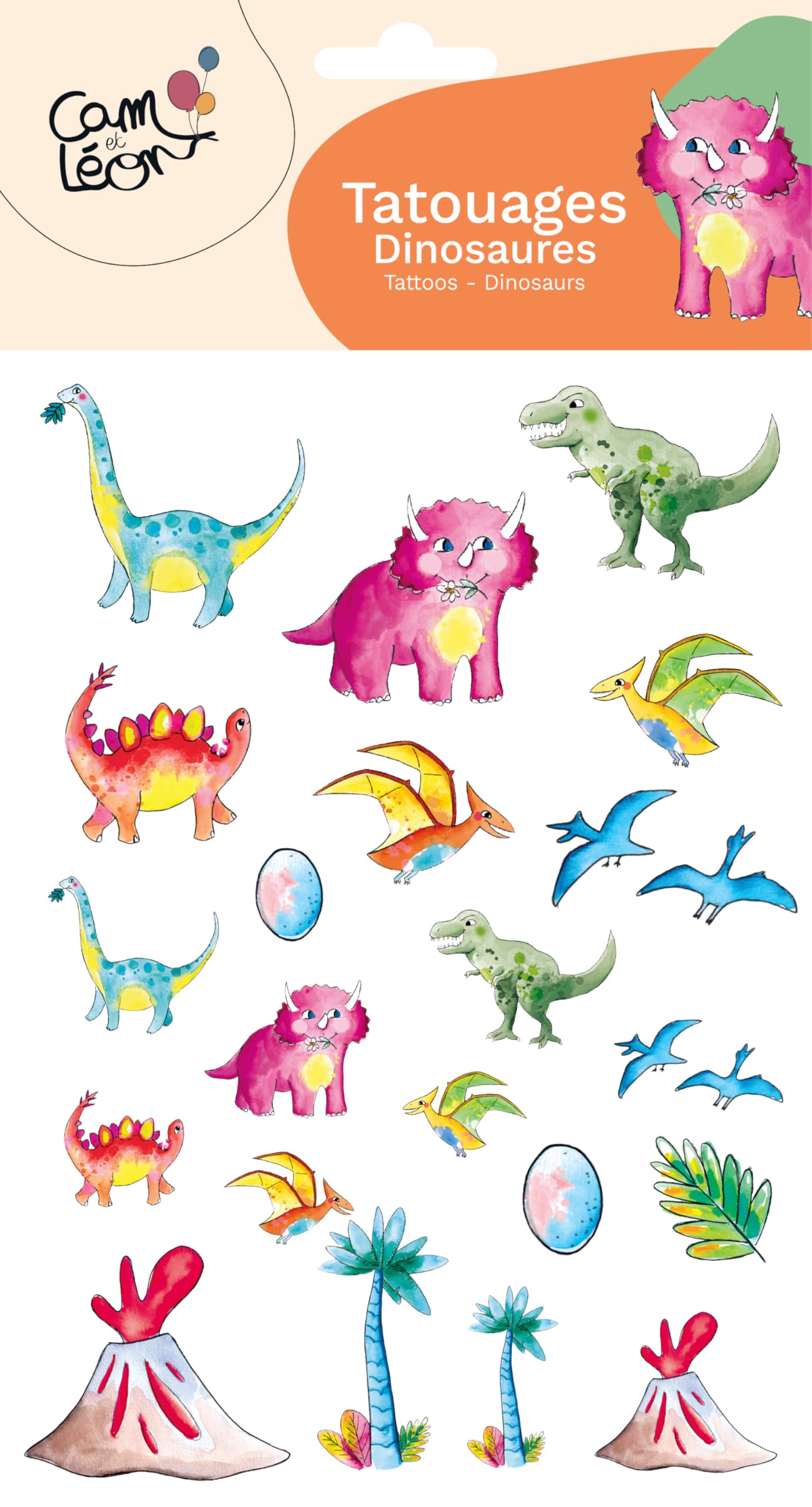 p-tit-clown-c-l-tattoos-dinosaurier-kinder-tattoos image 4