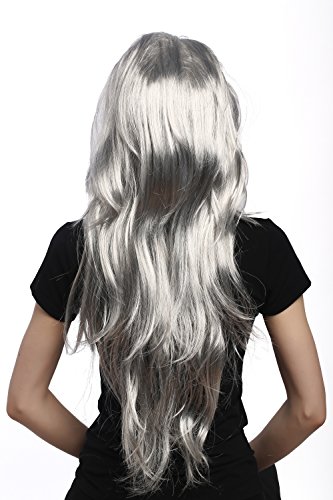 wig-me-up-91125-party-per-cke-grau-lang-70-cm-hexe-oma image 7