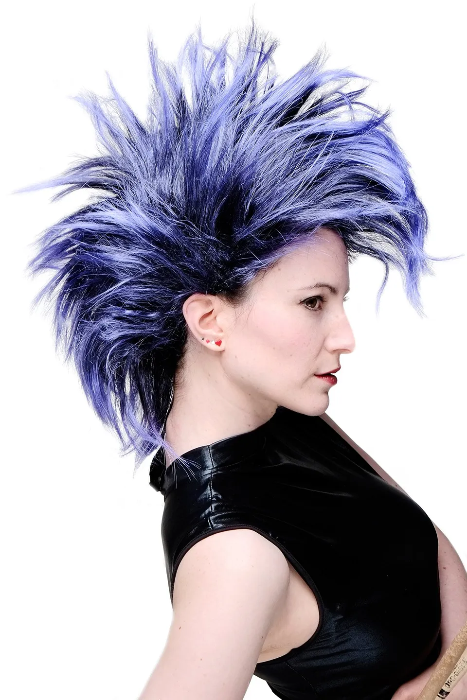 wig-me-up-pw0078-1-punk-glam-vamp-per-cke-mohawk-iro-schwarz-blauviolett image 1