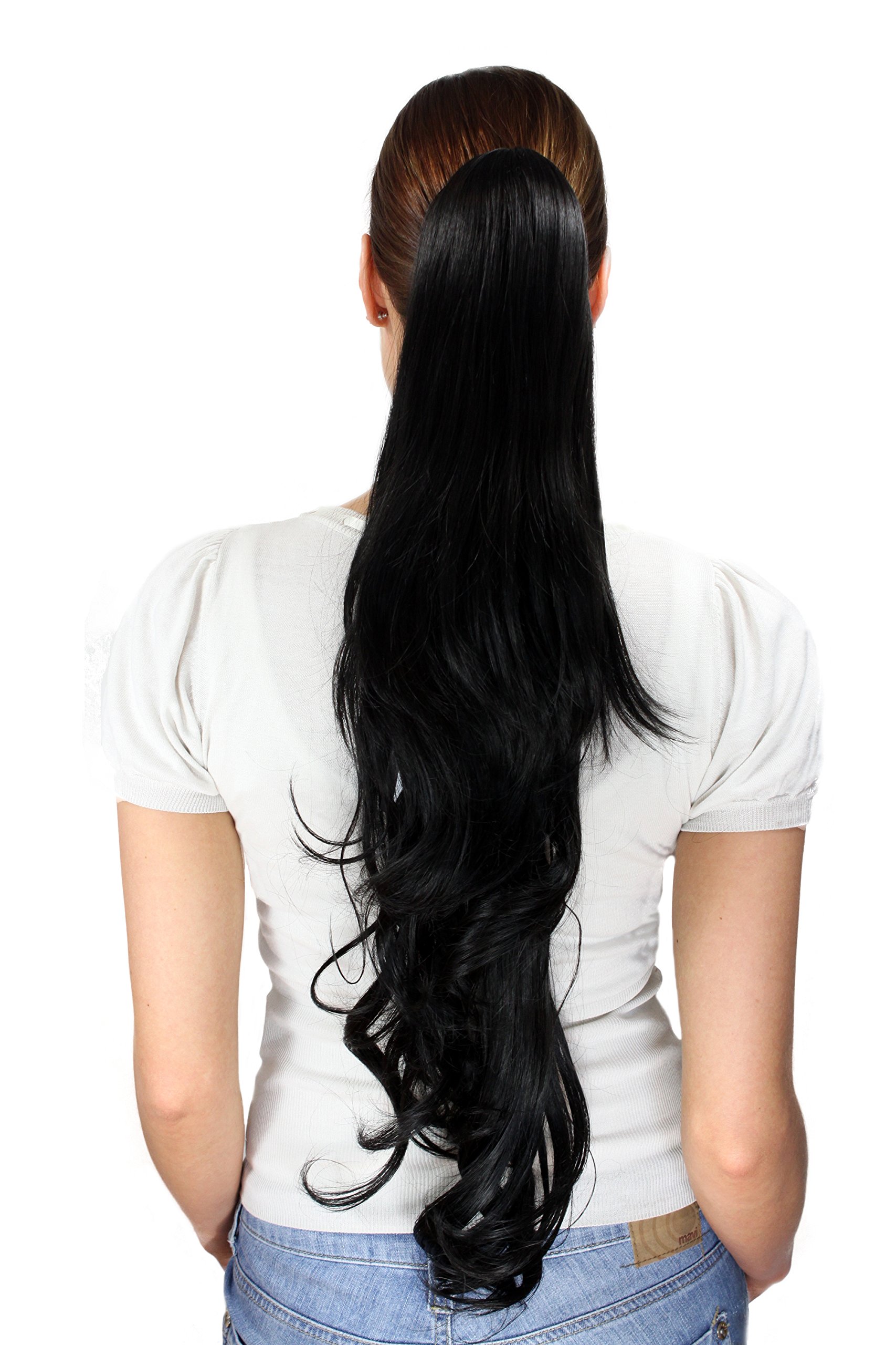 wig-me-up-haarteil-t117-1b-schwarz-sehr-lang-leicht-gewellt-70-cm image 1