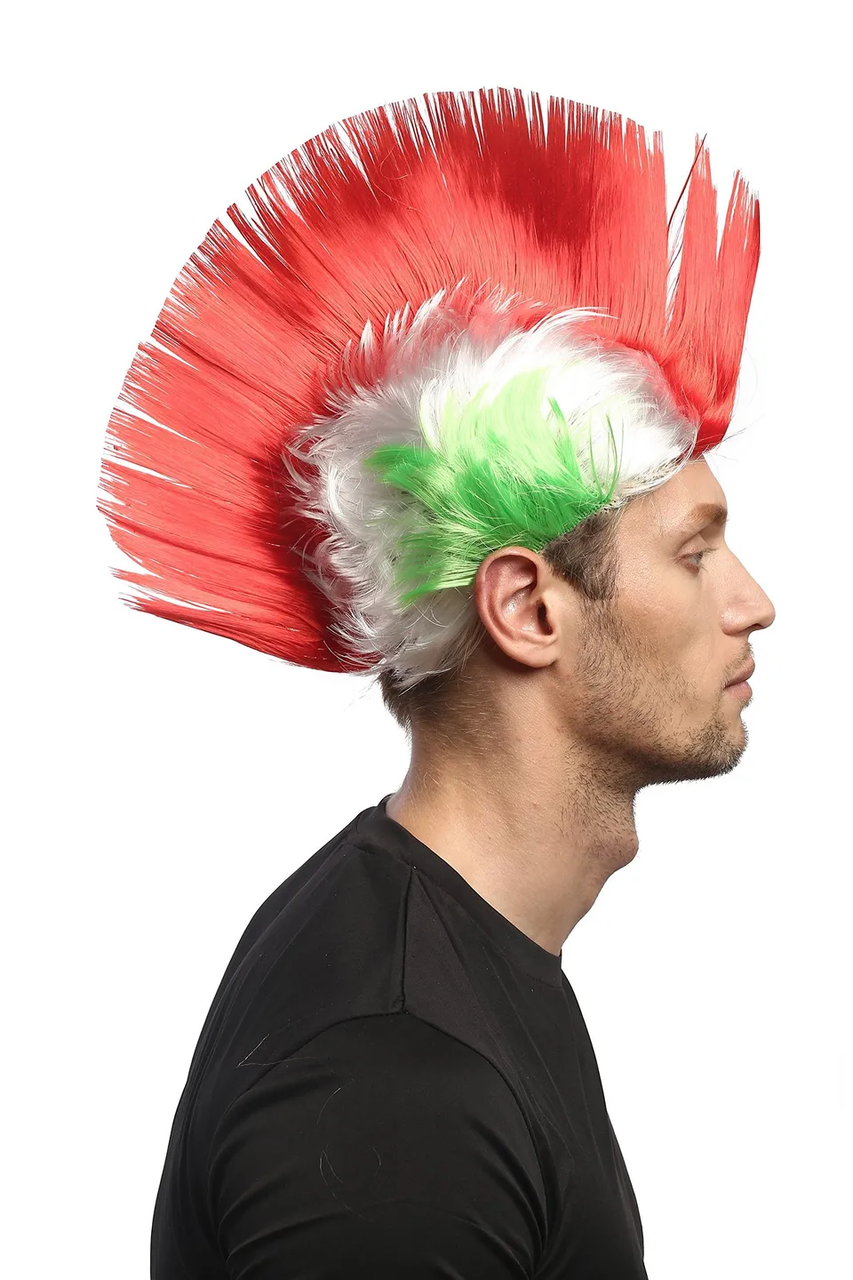 wig-me-up-xr-012-fan-per-cke-irokese-mohawk-italien-gr-n-wei-rot image 1
