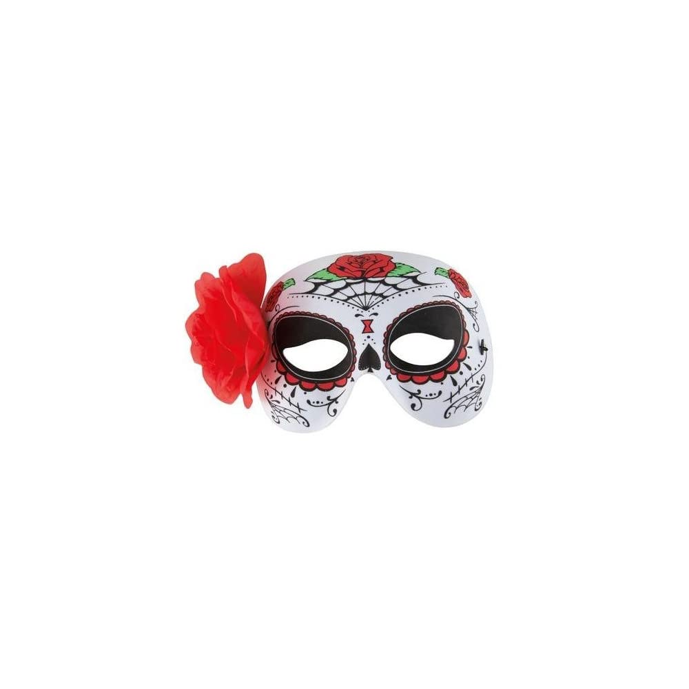 ptit-clown-wolf-stoff-mit-blume-day-of-the-dead-einheitsgr-e image 1
