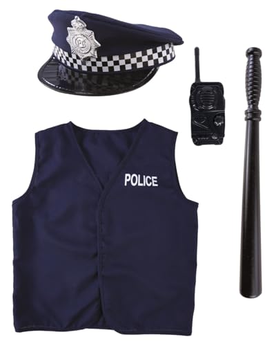 p-tit-clown-kit-policier-polizei-kost-m-set-kind-blau-marine image 7