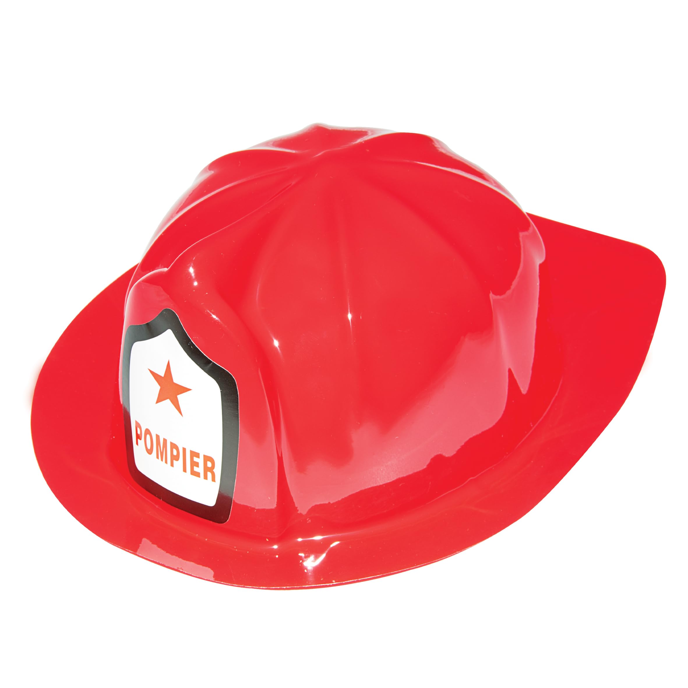 ptit-clown-feuerwehrhelm-erwachsene-rot-kunststoff image 3