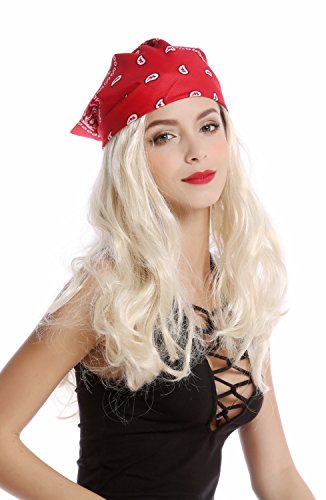 wig-me-up-90845-za87a-per-cke-lang-blond-mit-bandana-rot-f-r-pirat-rocker image 8
