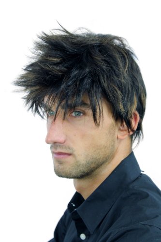 wig-me-up-wl-3030a-2f27-herrenper-cke-schwarzbraun-blond-kurz-wild-25-cm image 7