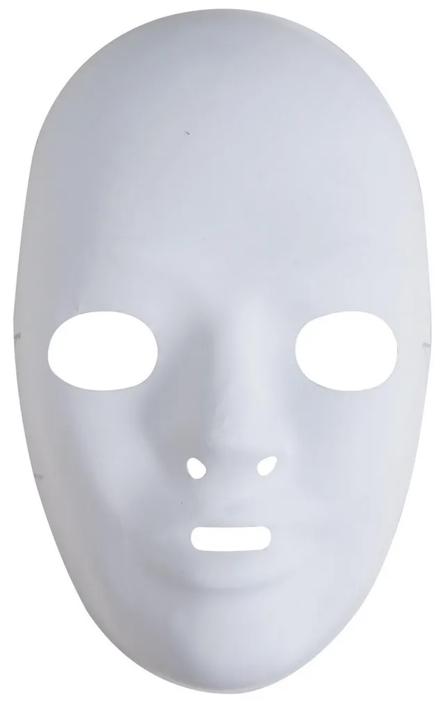 p-tit-clown-wei-e-gesichtsmaske-erwachsene-pvc image 1