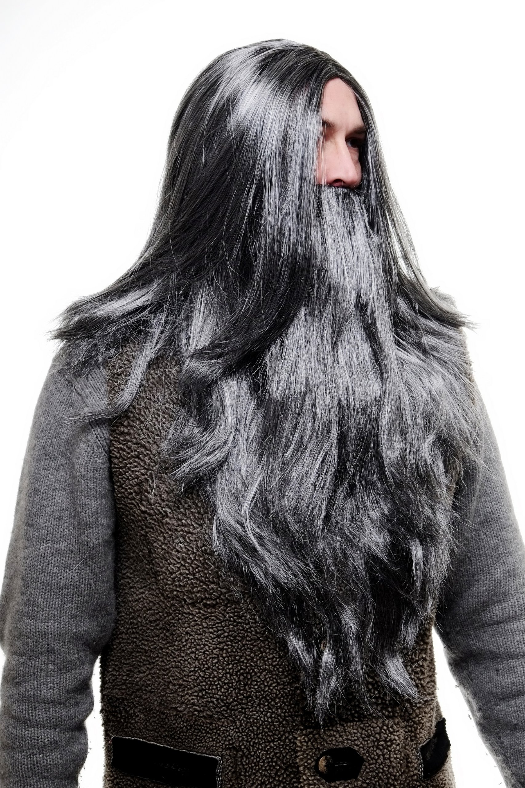 wig-me-up-pw0210-p103mpc309-per-cke-bart-set-grau-zauberer-eremit image 2