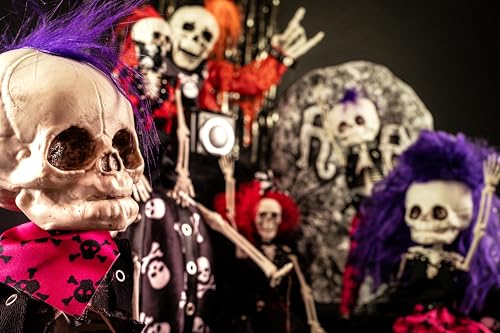 p-tit-clown-punk-skelett-halloween-deko-40-cm-rot-mann image 6