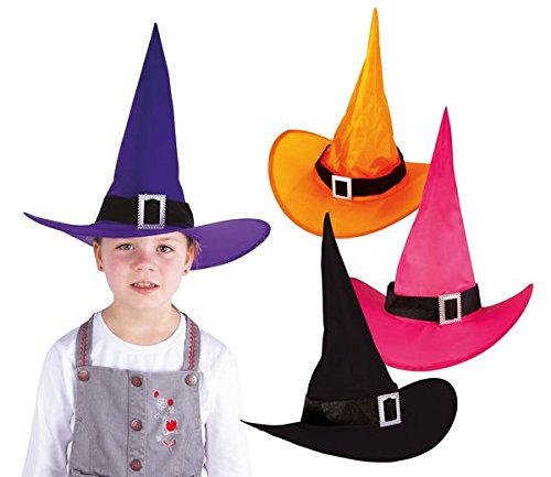p-tit-clown-hexenhut-kinder-mit-goldener-schnalle-schwarz image 1