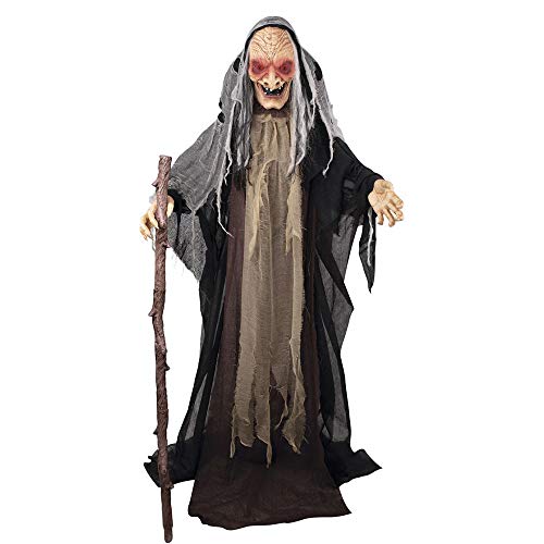 p-tit-clown-gruselige-hexe-1-53-m-halloween-deko-mit-licht-und-ton image 2