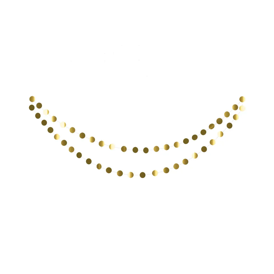 ptit-clown-girlande-mini-scheiben-re22606-gold-5-m image 1