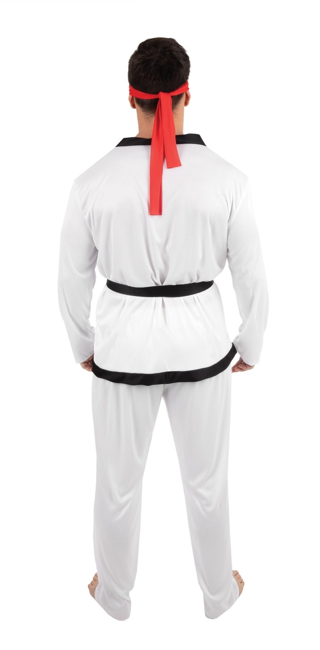 p-tit-clown-ninja-kost-m-f-r-damen-samurai-komplett-set-schwarz-rot image 3