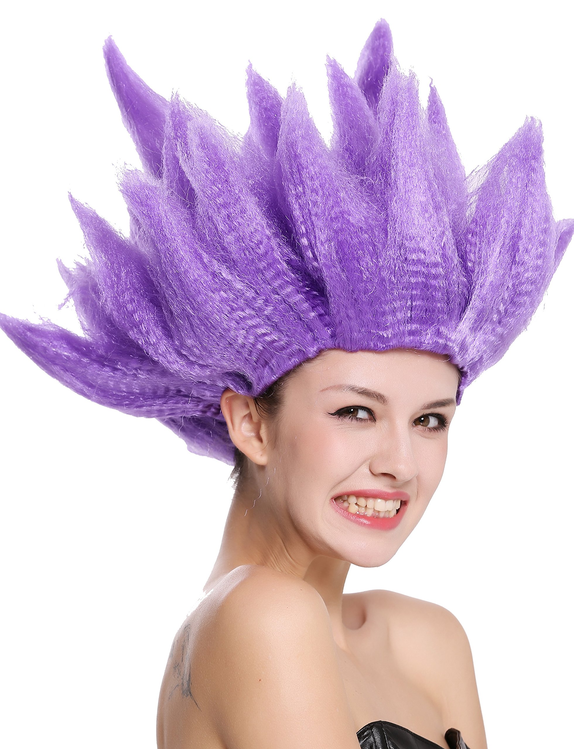wig-me-up-91062-p08-party-per-cke-lila-hochtoupiert-30-cm-damen-herren image 7