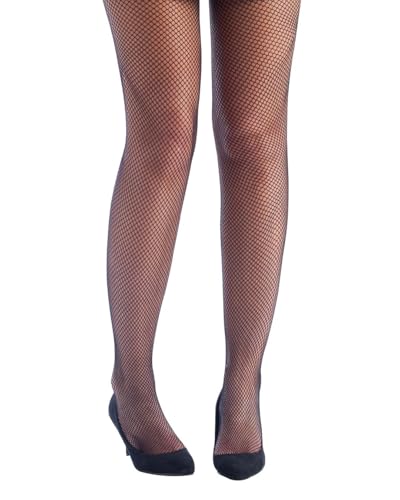ptit-clown-netzstrumpfhose-damen-schwarz-kleine-maschen image 5