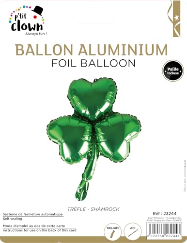 ptit-clown-st-patrick-s-day-aluminiumballon-klee-43-cm-bierfest-deko image 6