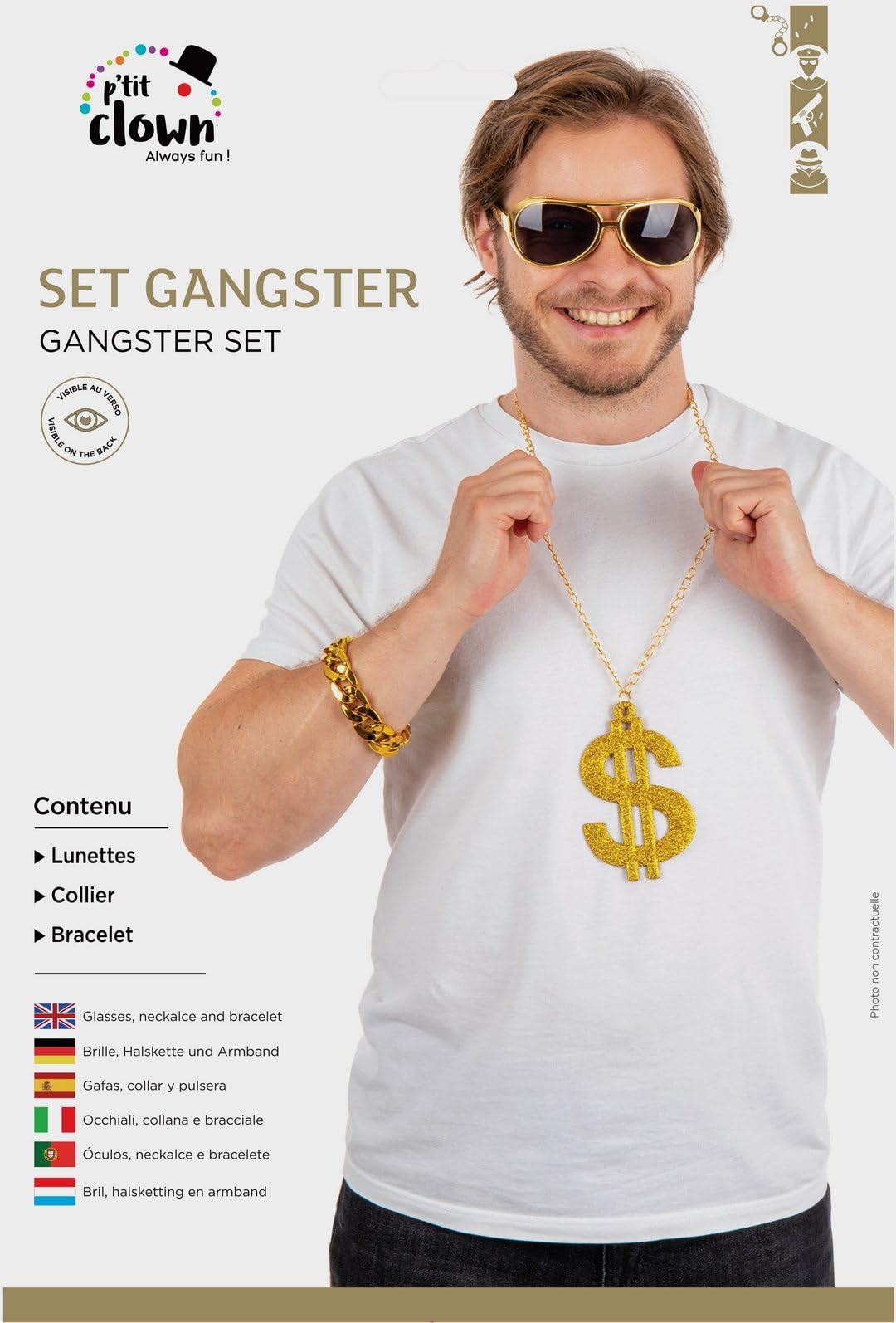 ptit-clown-kost-m-zubeh-r-party-accessoire-gold image 4