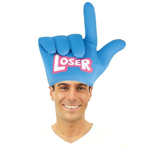 ptit-clown-loser-hut-usa-party-accessoire-blau-mit-l-hand image 7