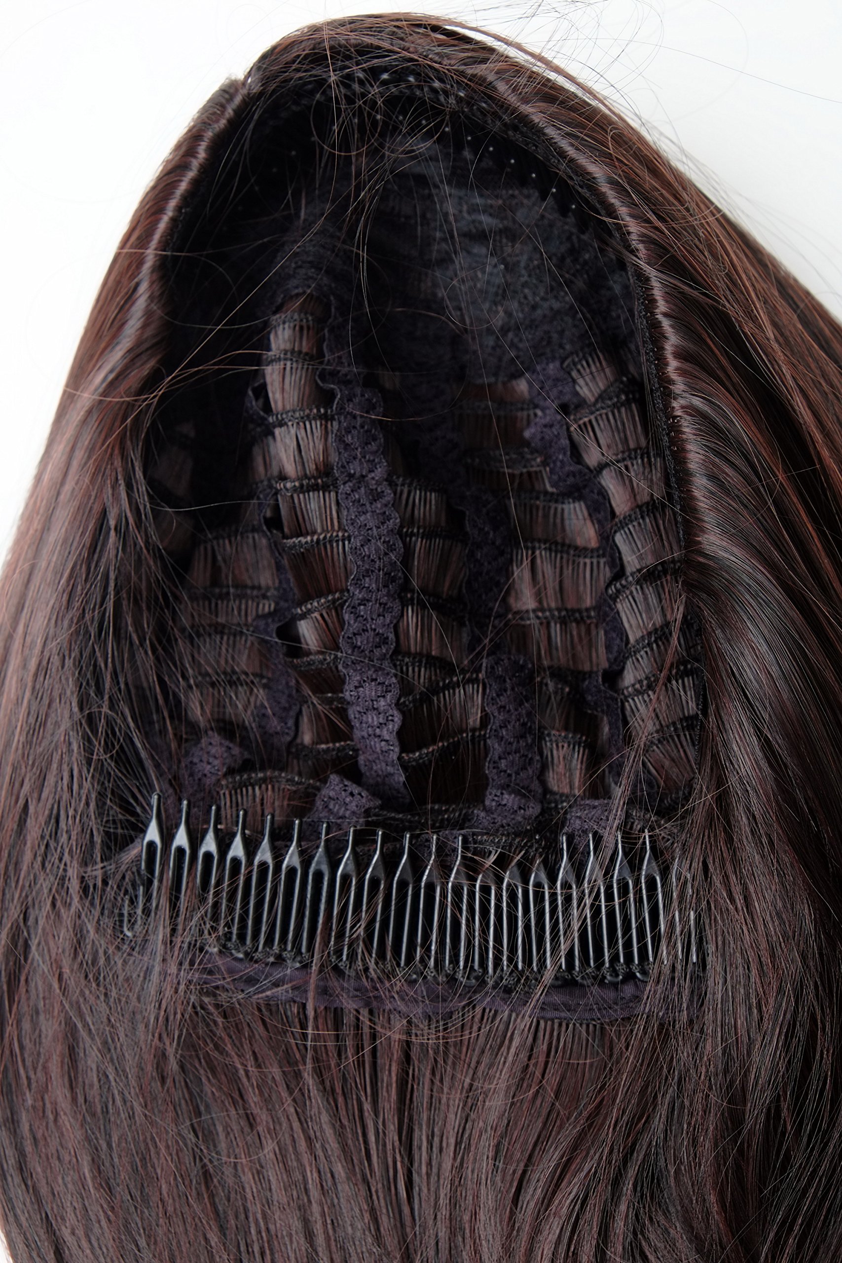 wig-me-up-h9305-2t33-clip-in-extension-halbper-cke-glatt-braun-60-cm image 4